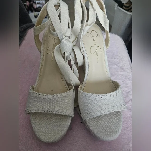 Size 8 Wedge Heels - Picture 1 of 4